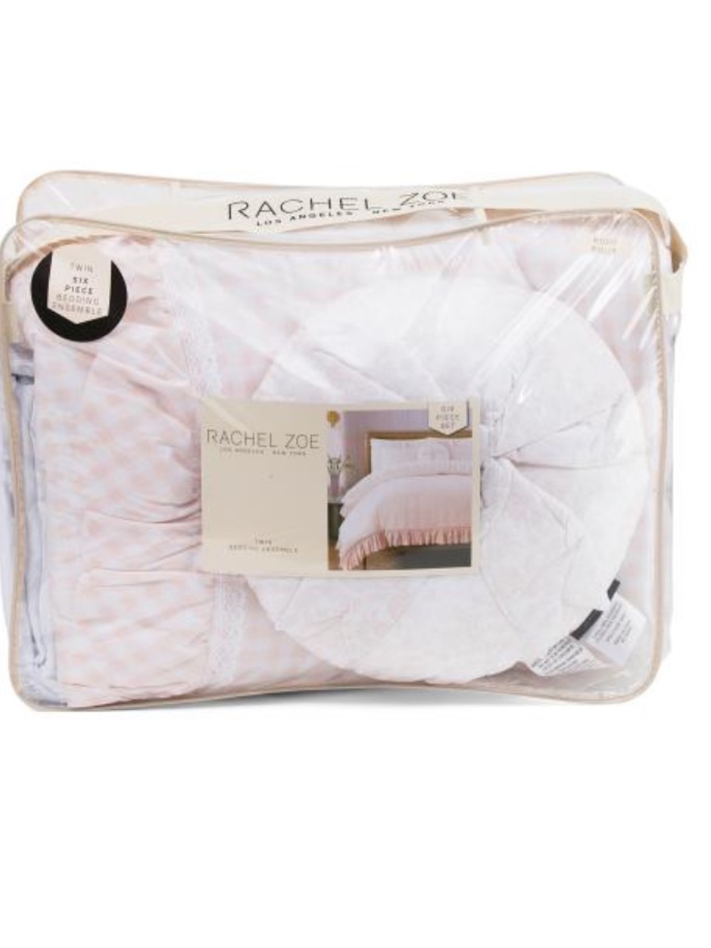 Rachel Zoe Soft Pink Comforter Set